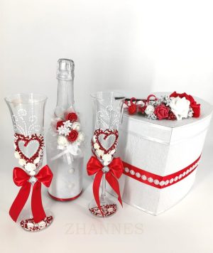 Сватбен комплект Red Roses 112