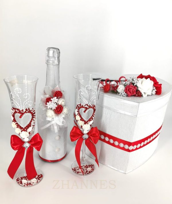 Сватбен комплект Red Roses 112