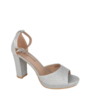 Сандали с дебел ток S754