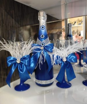 Комплект шампанско с 2бр чаши К12