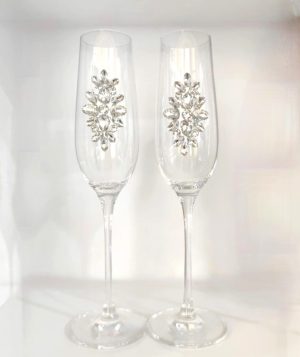 Кристални чаши за шампанско „Crystal Glam“