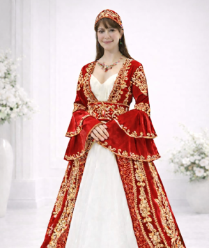 Кафтан за къна Alora Red