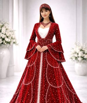 Кафтан за къна Shine Red