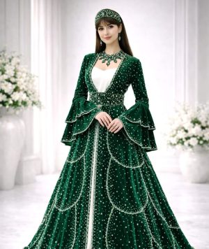 Кафтан за къна Shine Green