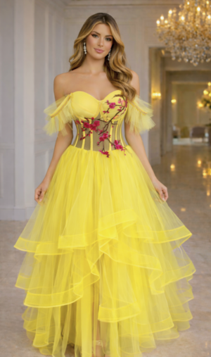 Рокля “Golden Blossom"