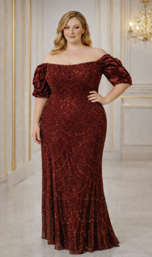 Рокля Aura - Bordo