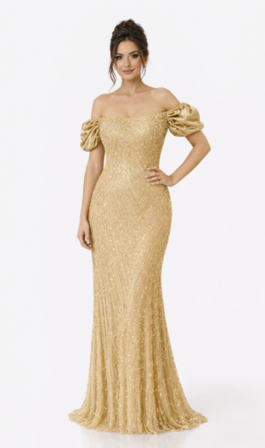 Рокля Aura - Gold