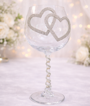 Сватбен бокал Hearts