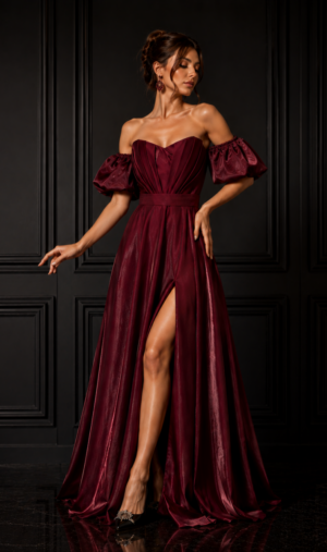 Рокля Burgundy Rose